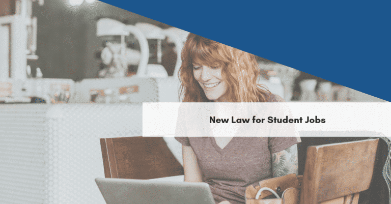 New Law for Student Jobs