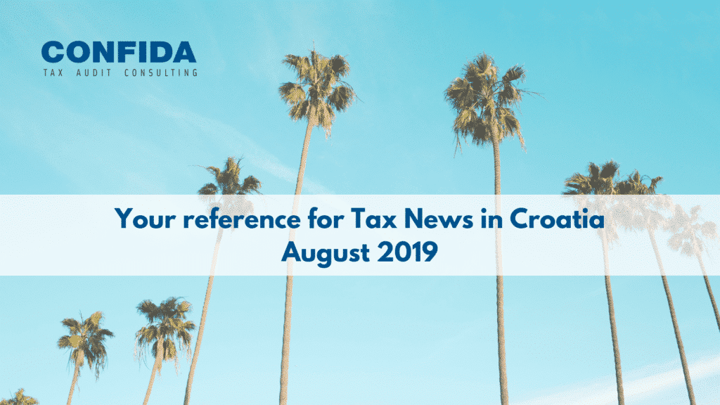 tax news August 2019