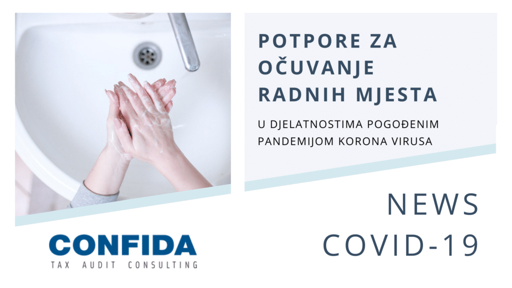 potpore za očuvanje radnih mjesta