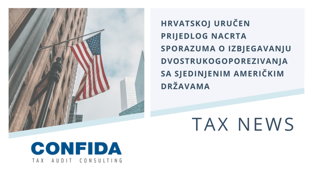 Sporazuma o izbjegavanju dvostrukog oporezivanja sa Sjedinjenim Američkim Državama