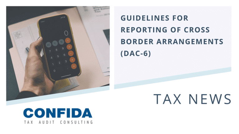 Guidelines for reporting of cross border arrangements (DAC-6)