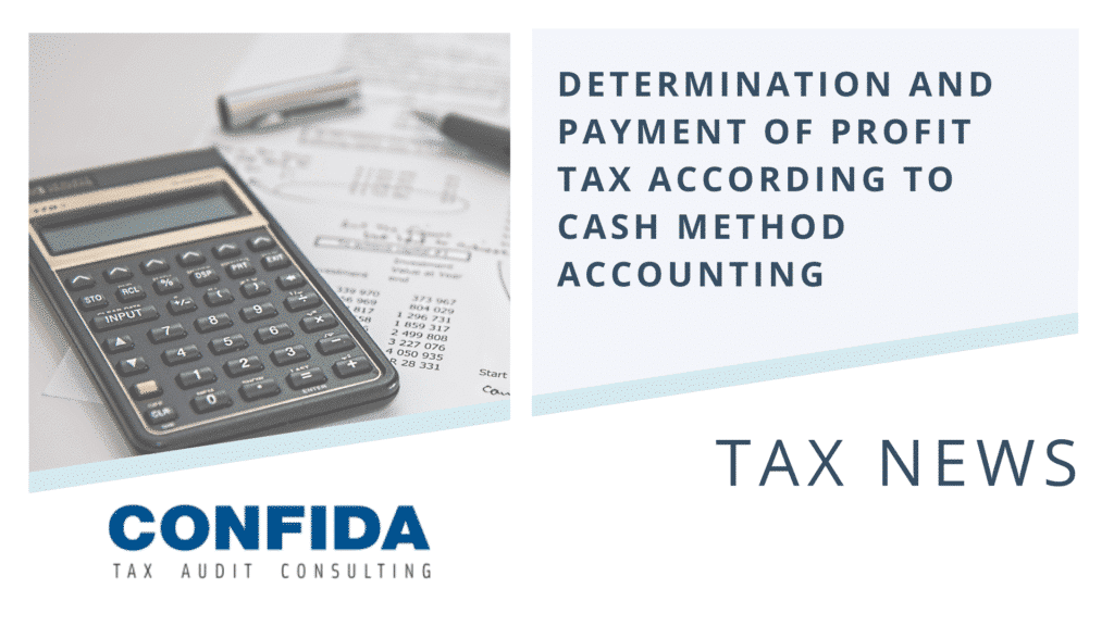 Determination and Payment of Profit Tax