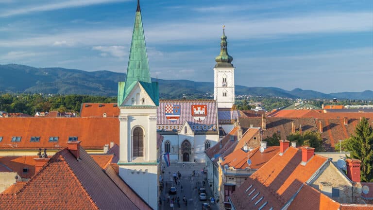 St. Mark's Church in Zagreb, a historic and political center where key decisions, including tax policies, are made.